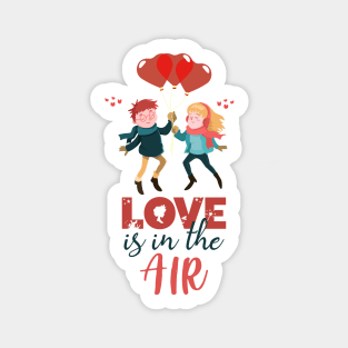 Love Is In The Air Sticker